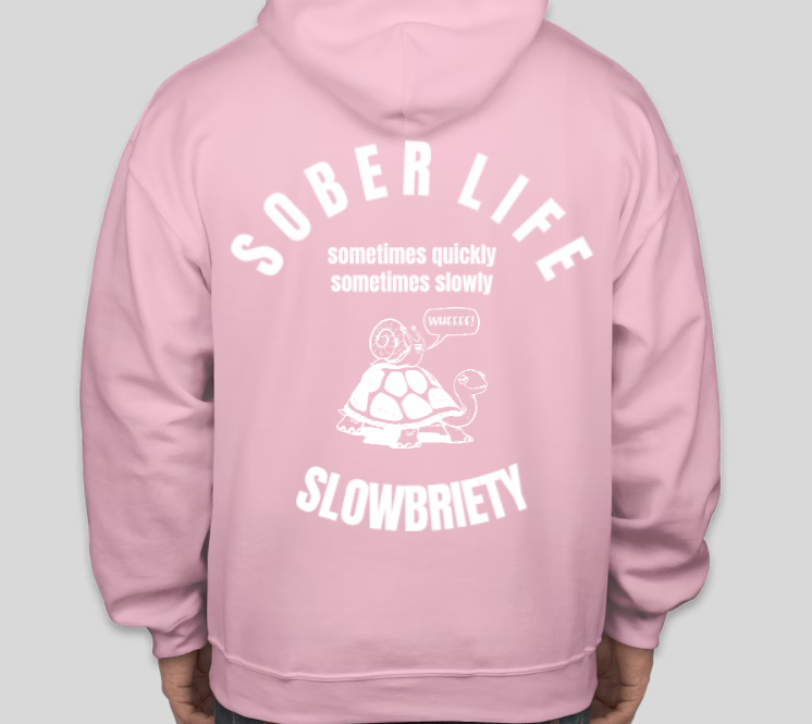 Slowbriety_Hoodie_Pink